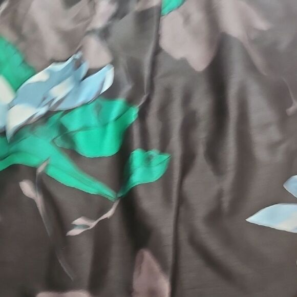 Lord & Taylor Black Floral Maxi Skirt With Petticoat - Picture 12 of 16